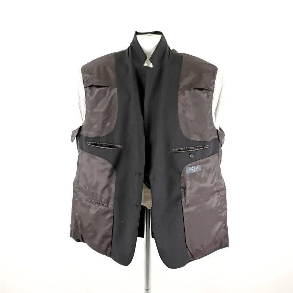 Pronto Uomo Platinum Wool Gray 2 Button‎ Blazer 48R Or Slim Fit 50R